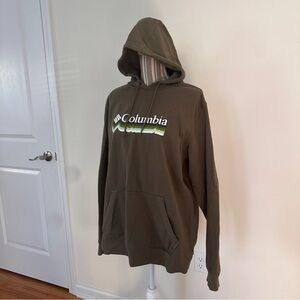 Columbia Men's Olive Hoodie Sweater